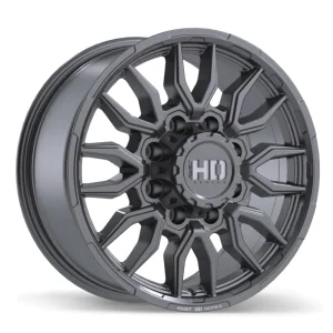 Fast HD – Grit – Gunmetal – 17″x7.5″ 42mm – All weather Wheels – F279-1775-82MT+42C211
